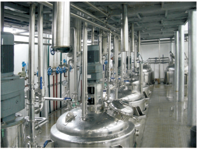 JG型系列生物發酵罐-結構 JG型系列生物發酵罐-結構